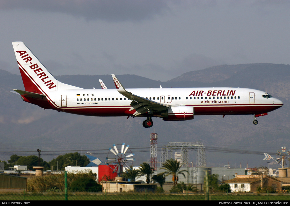 Aircraft Photo of D-AHFO | Boeing 737-8K5 | Air Berlin | AirHistory.net #651288