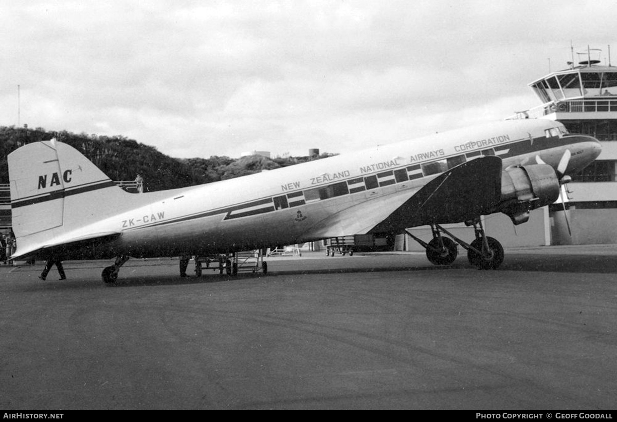Aircraft Photo of ZK-CAW | Douglas DC-3(C) | New Zealand National Airways Corporation - NAC | AirHistory.net #651293