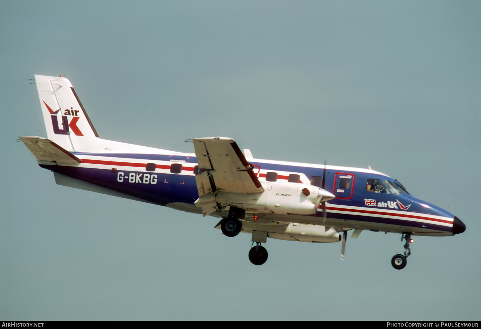 Aircraft Photo of G-BKBG | Embraer EMB-110P1 Bandeirante | Air UK | AirHistory.net #651351