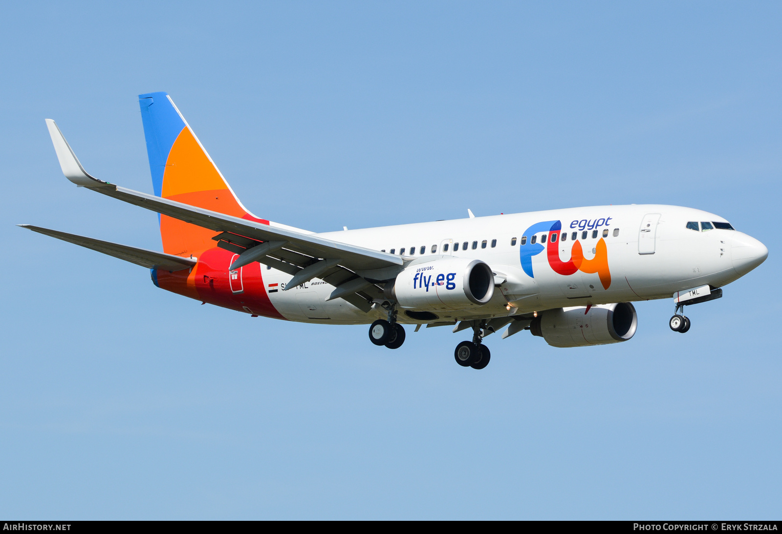 Aircraft Photo of SU-TML | Boeing 737-76J | FlyEgypt | AirHistory.net #651376