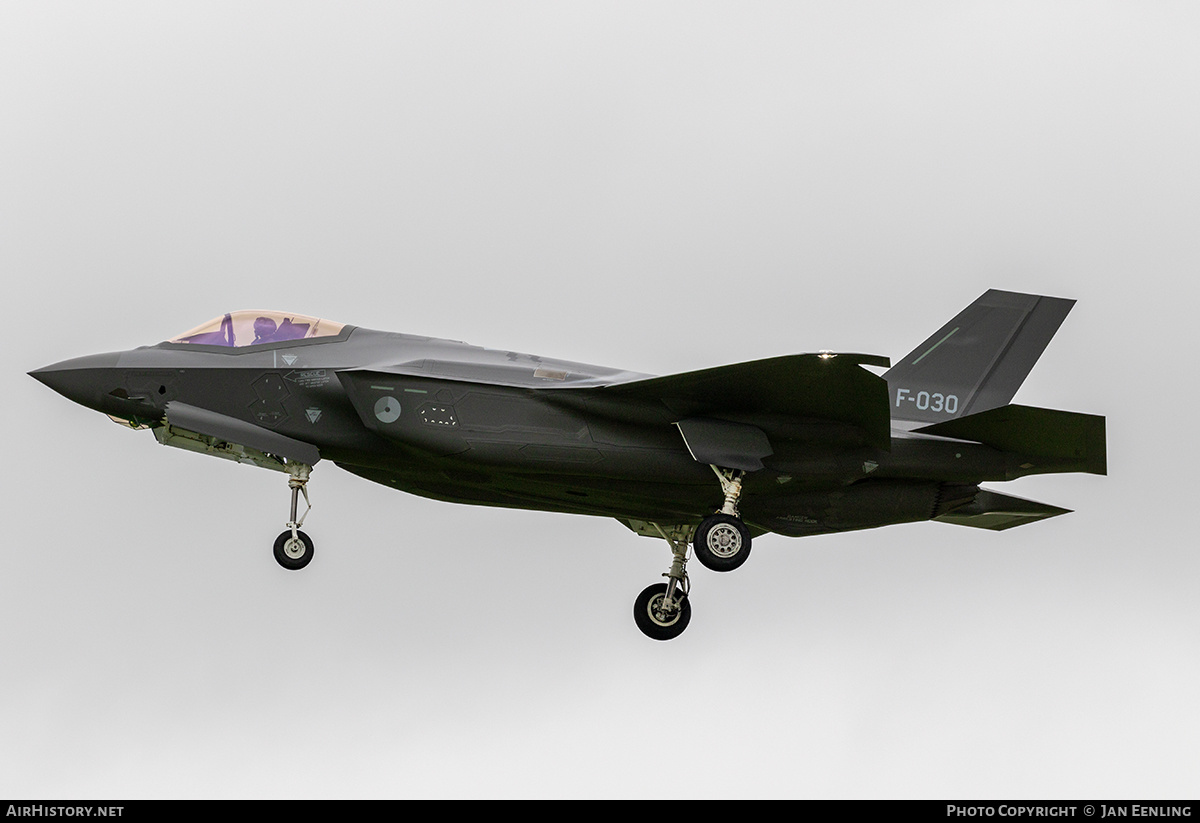 Aircraft Photo of F-030 | Lockheed Martin F-35A Lightning II | Netherlands - Air Force | AirHistory.net #651383
