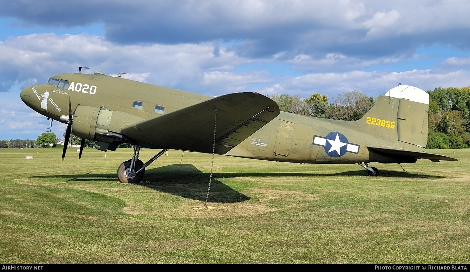 Aircraft Photo of 223835 | Douglas DC-3(A) | USA - Air Force | AirHistory.net #651389