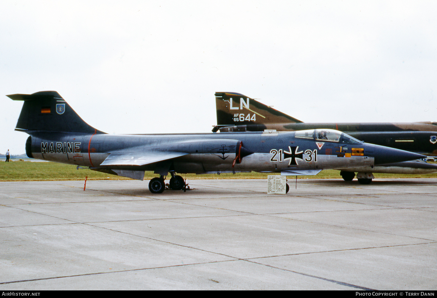 Aircraft Photo of 2131 | Lockheed RF-104G Starfighter | Germany - Navy | AirHistory.net #651407