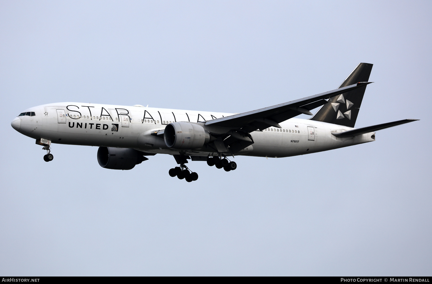 Aircraft Photo of N78017 | Boeing 777-224/ER | United Airlines | AirHistory.net #651418