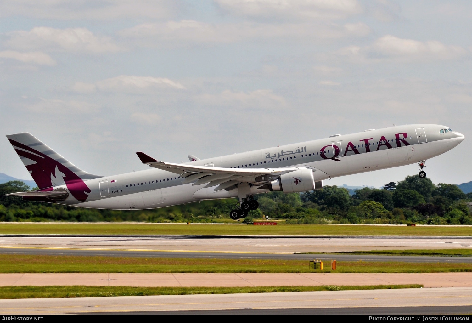 Aircraft Photo of A7-AEM | Airbus A330-302 | Qatar Airways | AirHistory.net #651433