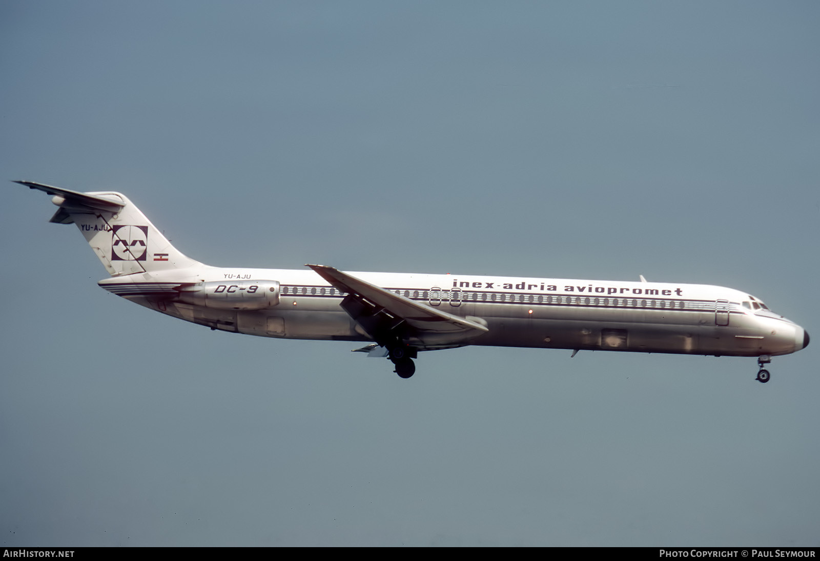 Aircraft Photo of YU-AJU | McDonnell Douglas DC-9-51 | Inex-Adria Airways | AirHistory.net #651436