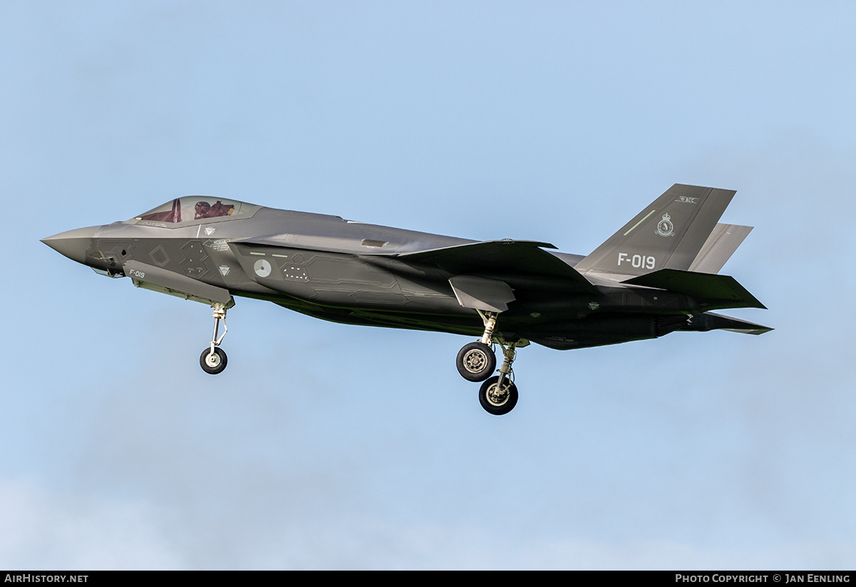 Aircraft Photo of F-019 | Lockheed Martin F-35A Lightning II | Netherlands - Air Force | AirHistory.net #651438