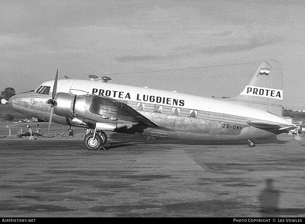 Aircraft Photo of ZS-DKH | Vickers 498 Viking 1A | Protea Lugdiens | AirHistory.net #651440