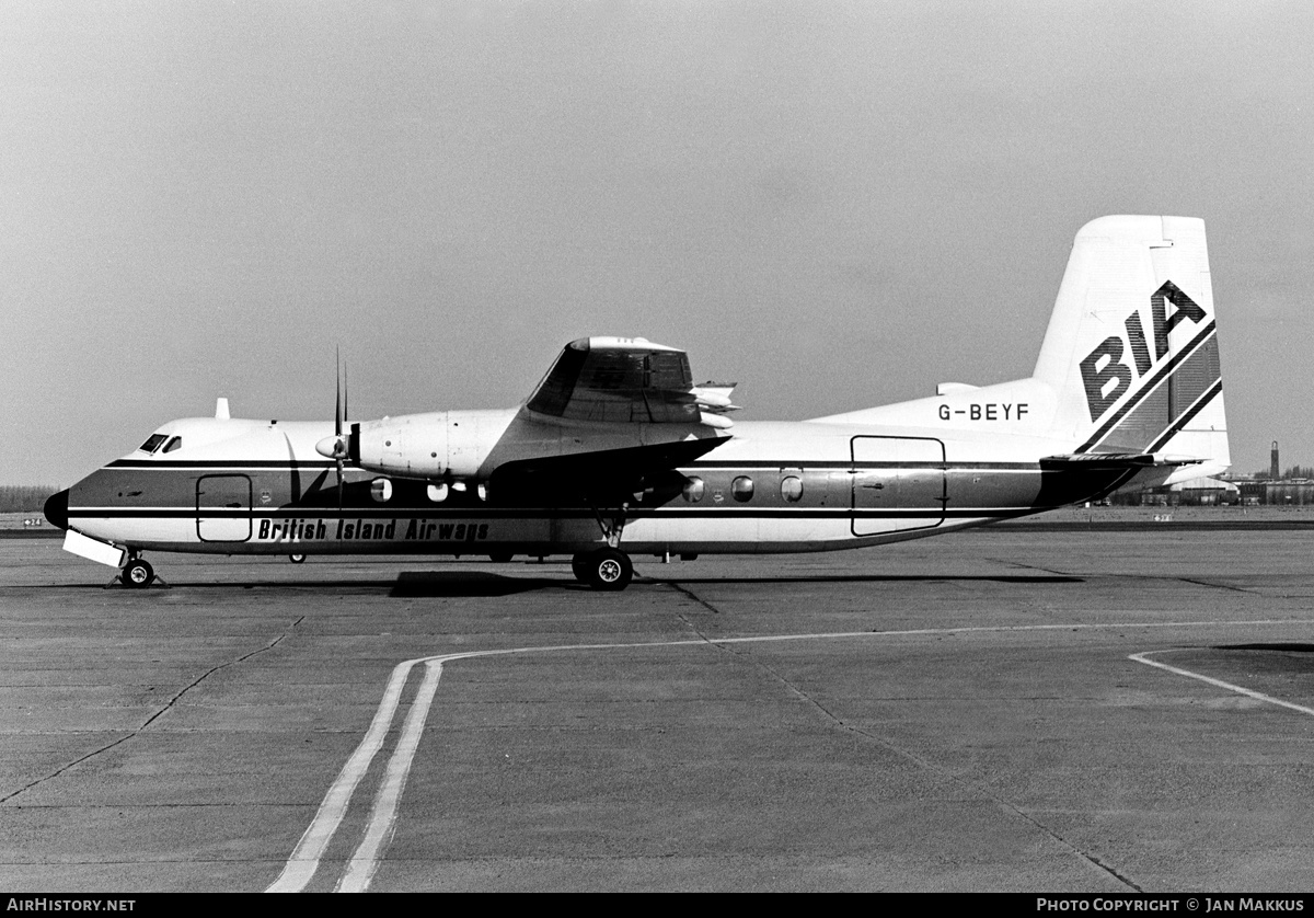 Aircraft Photo of G-BEYF | Handley Page HPR-7 Herald 401 | British Island Airways - BIA | AirHistory.net #651447