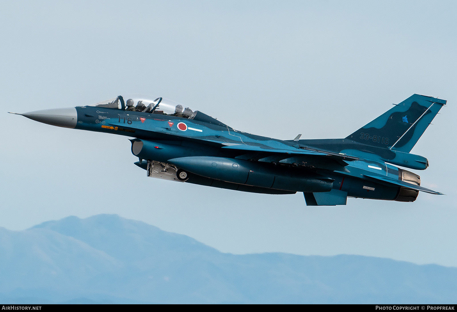 Aircraft Photo of 33-8116 | Mitsubishi F-2B | Japan - Air Force | AirHistory.net #651466