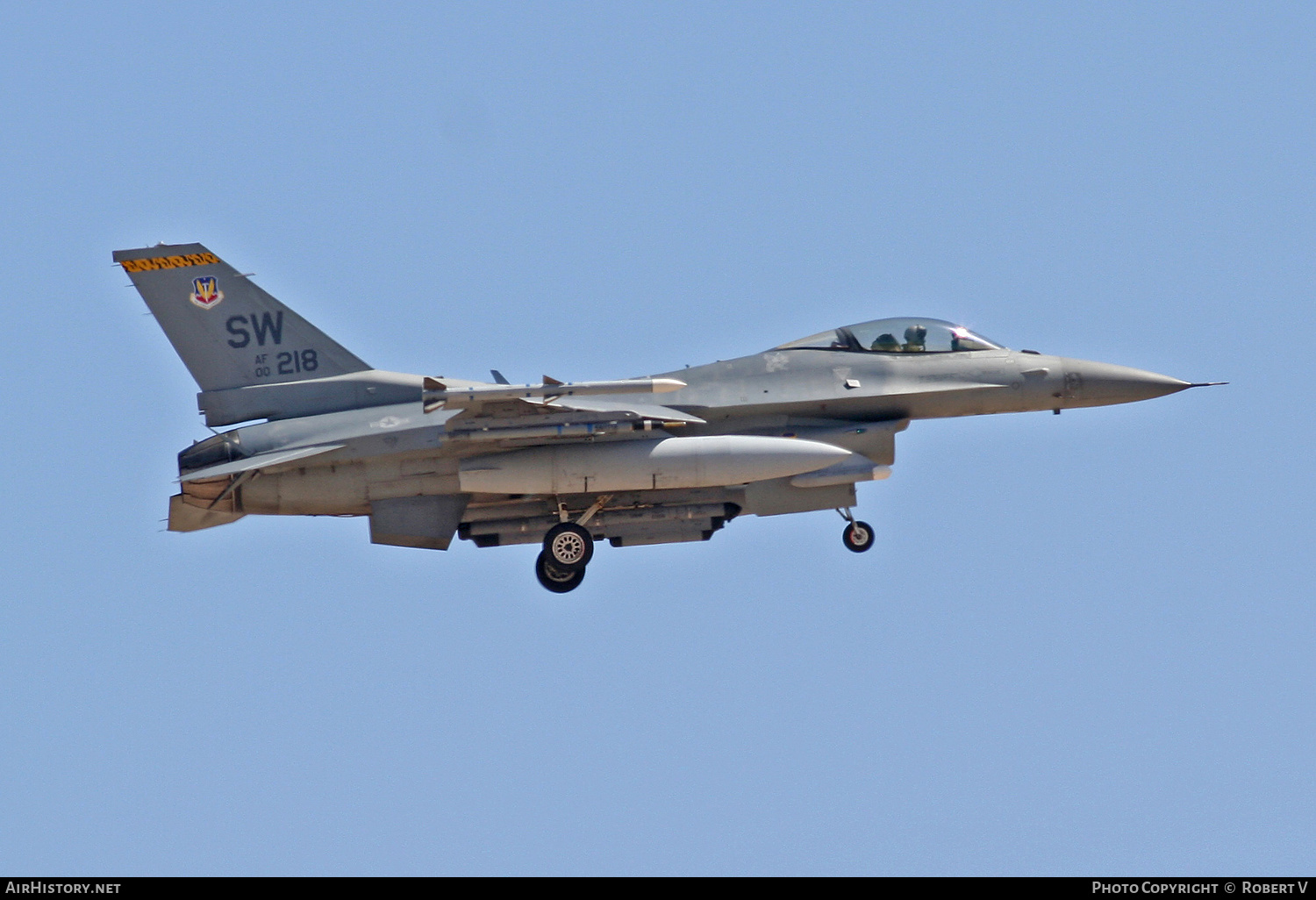 Aircraft Photo of 00-0218 / AF00-218 | General Dynamics F-16CM Fighting Falcon | USA - Air Force | AirHistory.net #651490