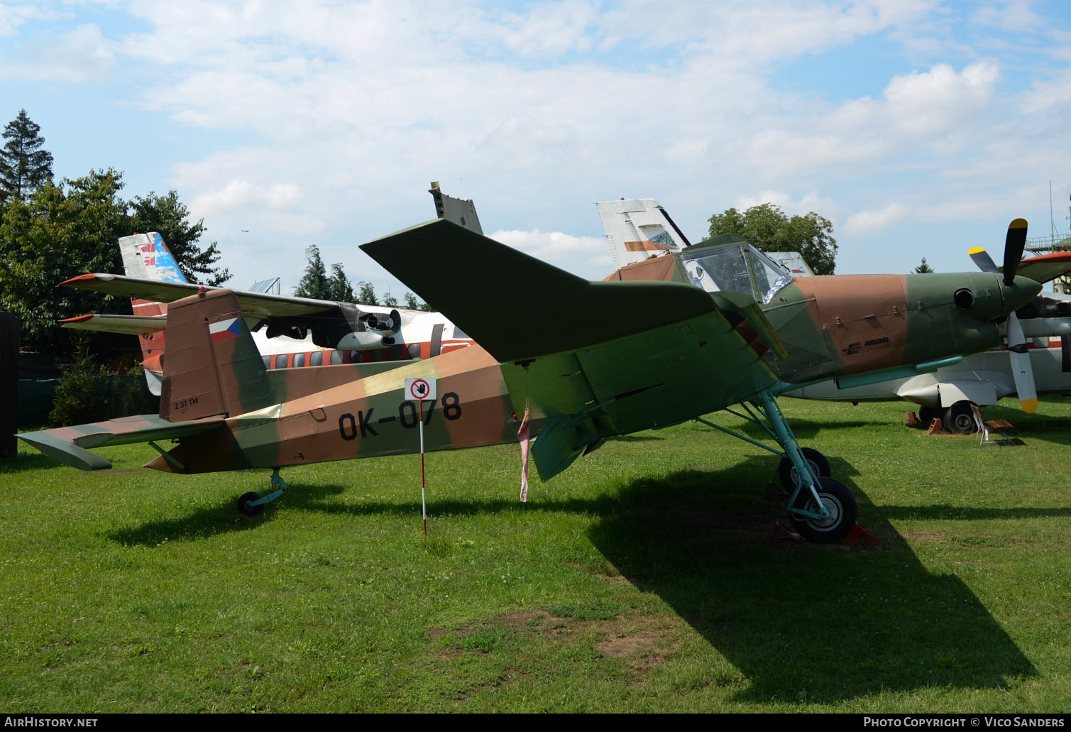 Aircraft Photo of OK-078 | Zlin Z-37TM | AirHistory.net #651500