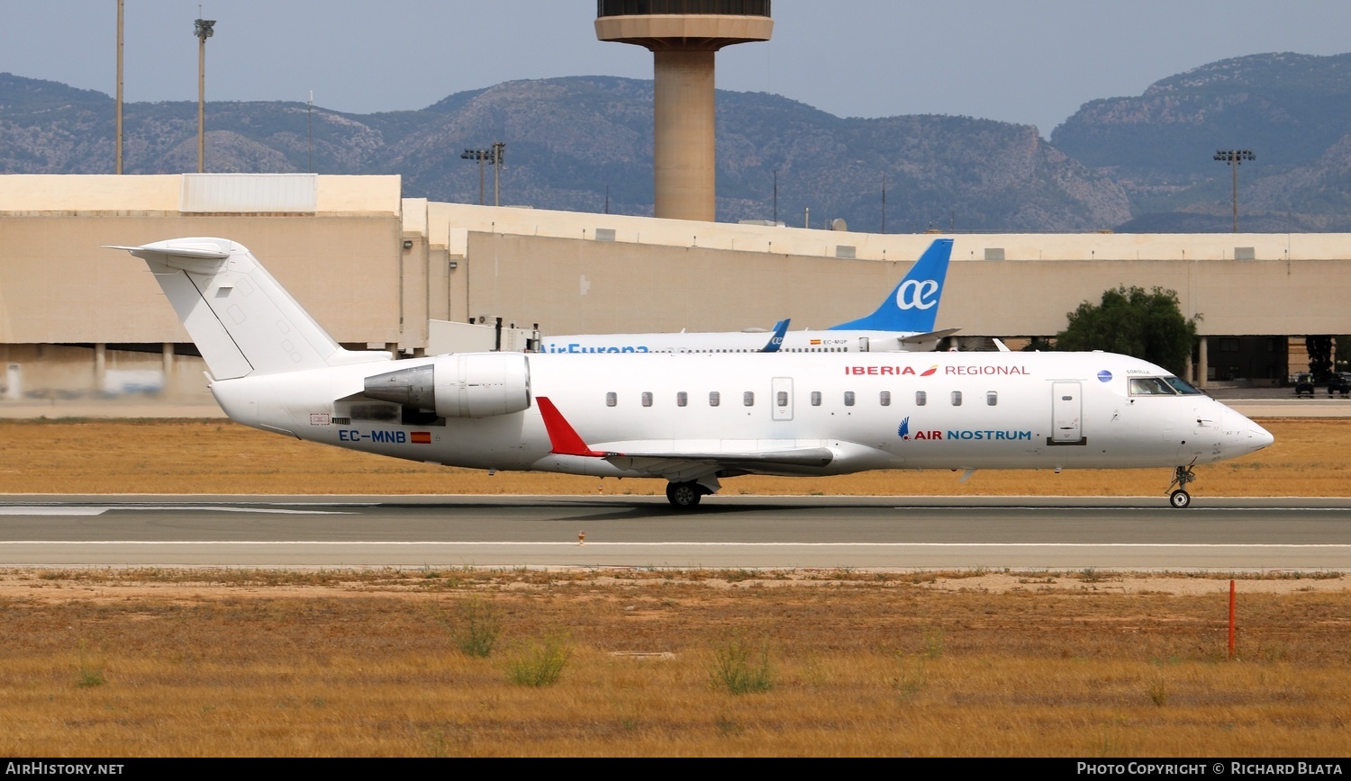 Aircraft Photo of EC-MNB | Bombardier CRJ-200LR (CL-600-2B19) | Air Nostrum | AirHistory.net #651511