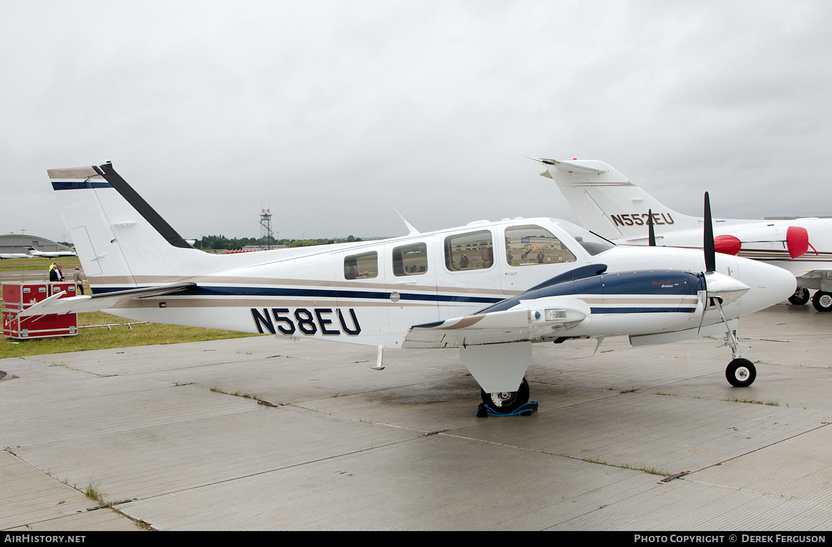 Aircraft Photo of N58EU | Hawker Beechcraft G58 Baron | AirHistory.net #651518