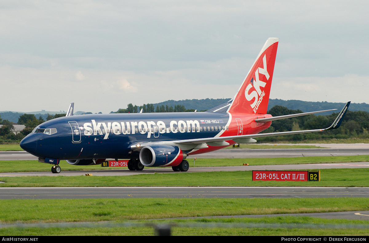 Aircraft Photo of OM-NGJ | Boeing 737-76N | SkyEurope Airlines | AirHistory.net #651521