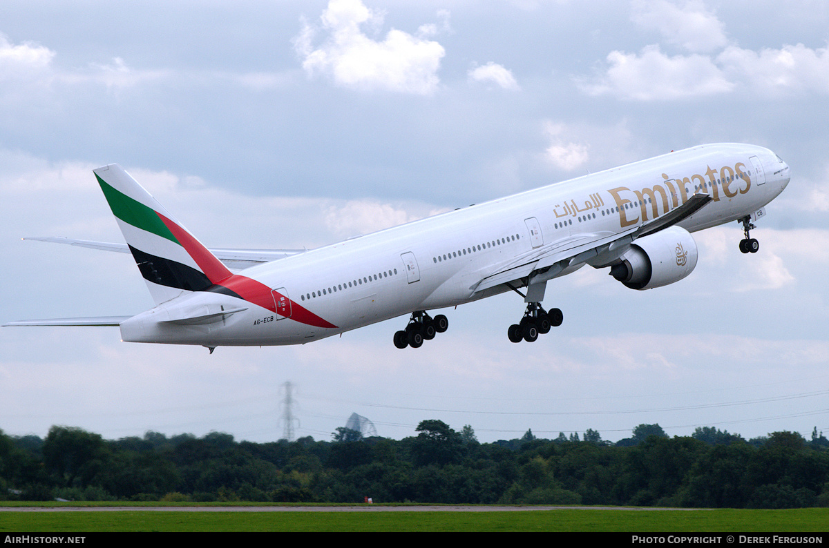 Aircraft Photo of A6-ECB | Boeing 777-31H/ER | Emirates | AirHistory.net #651545