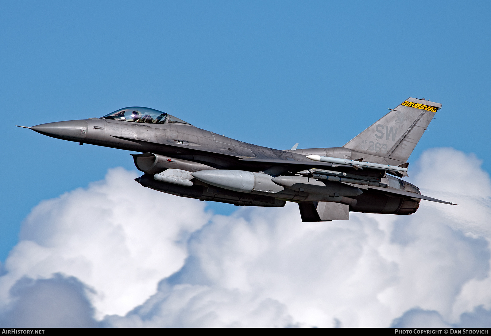 Aircraft Photo of 91-0369 / AF91-369 | Lockheed Martin F-16CM Fighting Falcon | USA - Air Force | AirHistory.net #651568