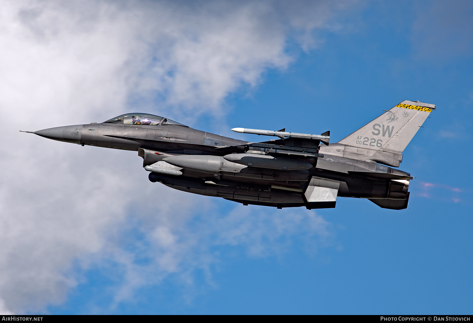 Aircraft Photo of 00-0226 / AF00-226 | General Dynamics F-16CM Fighting Falcon | USA - Air Force | AirHistory.net #651571