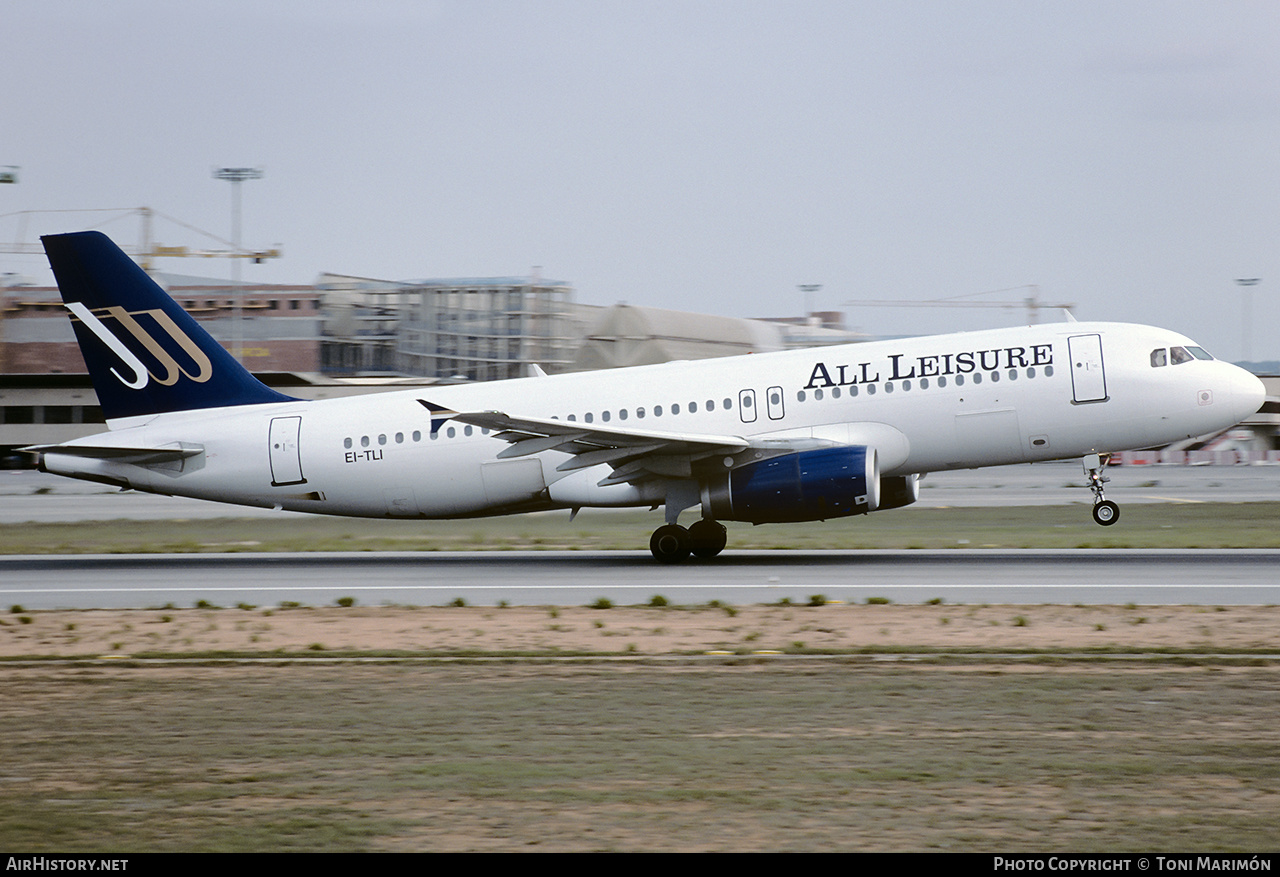 Aircraft Photo of EI-TLI | Airbus A320-231 | All Leisure Airways | AirHistory.net #651574