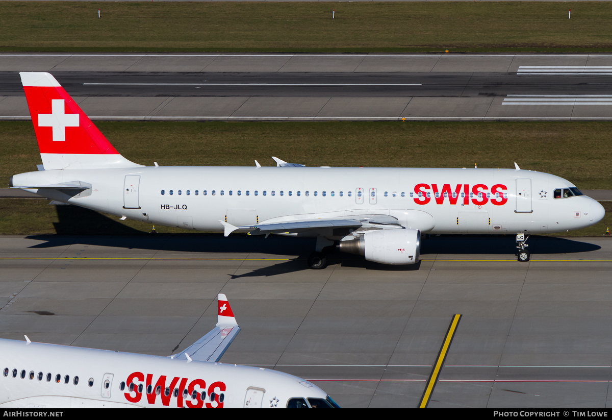 Aircraft Photo of HB-JLQ | Airbus A320-214 | Swiss International Air Lines | AirHistory.net #651609