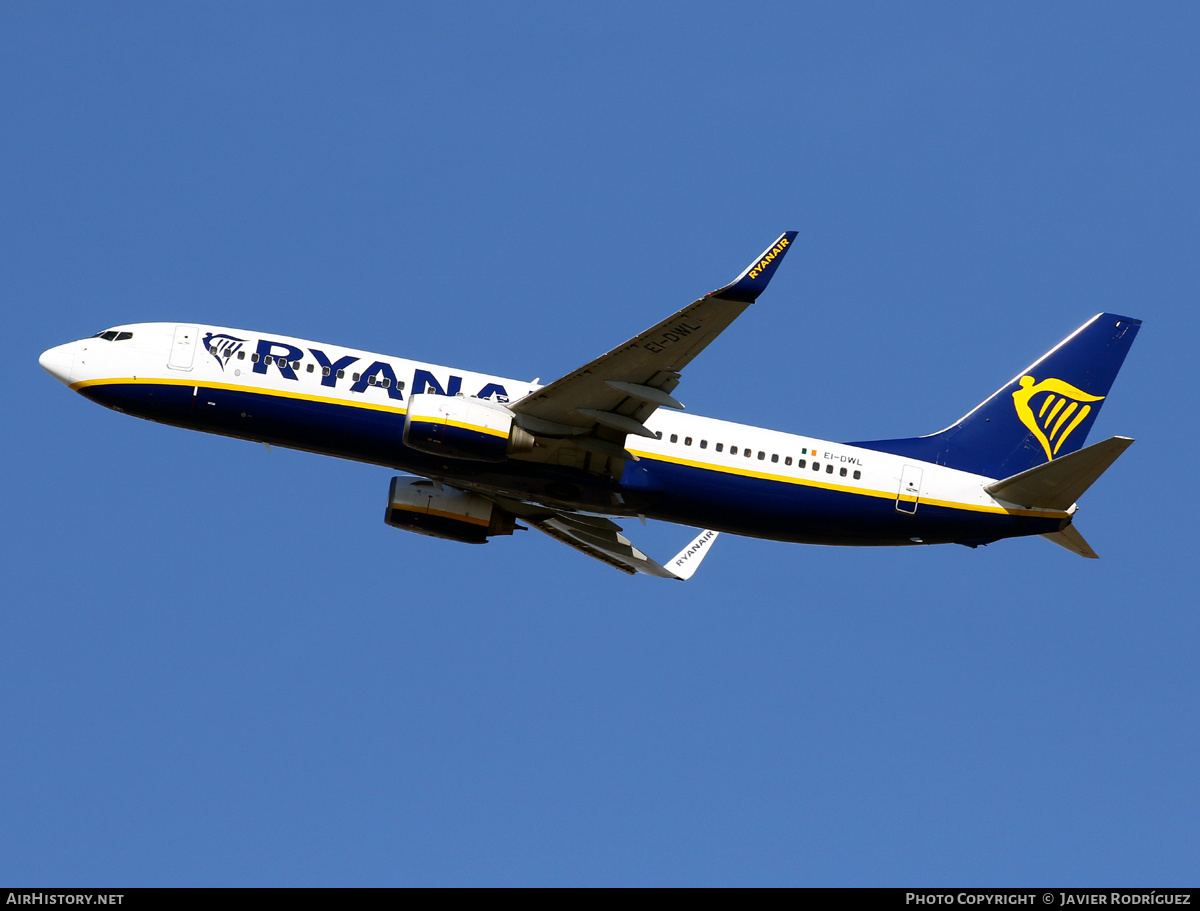 Aircraft Photo of EI-DWL | Boeing 737-8AS | Ryanair | AirHistory.net #651625