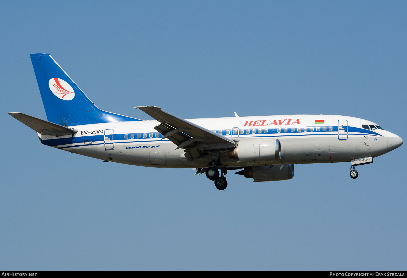 Aircraft Photo of EW-251PA | Boeing 737-5Q8 | Belavia | AirHistory.net #651685