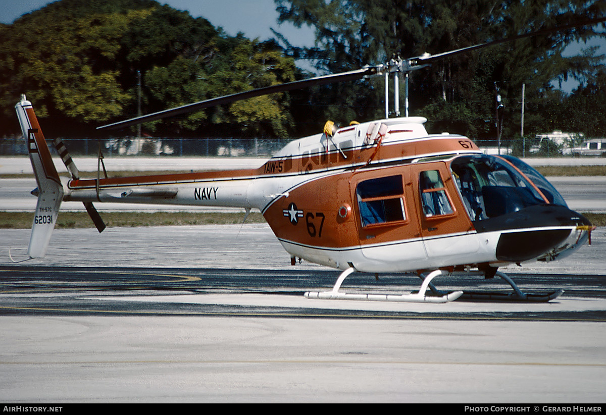 Aircraft Photo of 162031 | Bell TH-57C SeaRanger (206B-3) | USA - Navy | AirHistory.net #651689