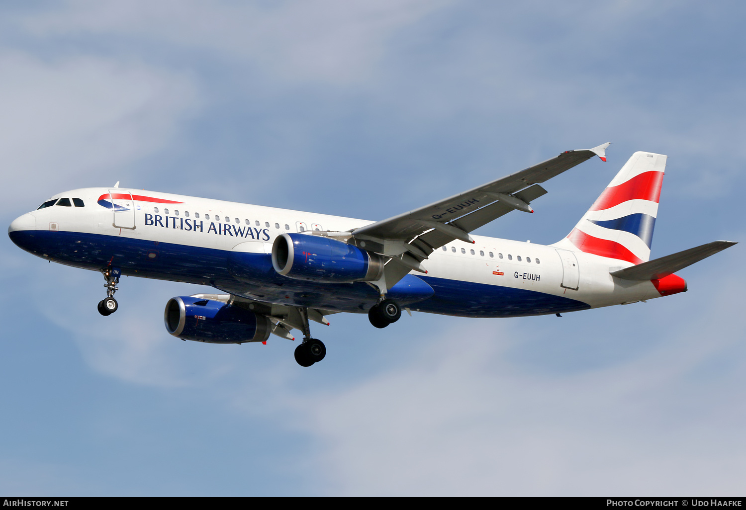 Aircraft Photo of G-EUUH | Airbus A320-232 | British Airways | AirHistory.net #651706