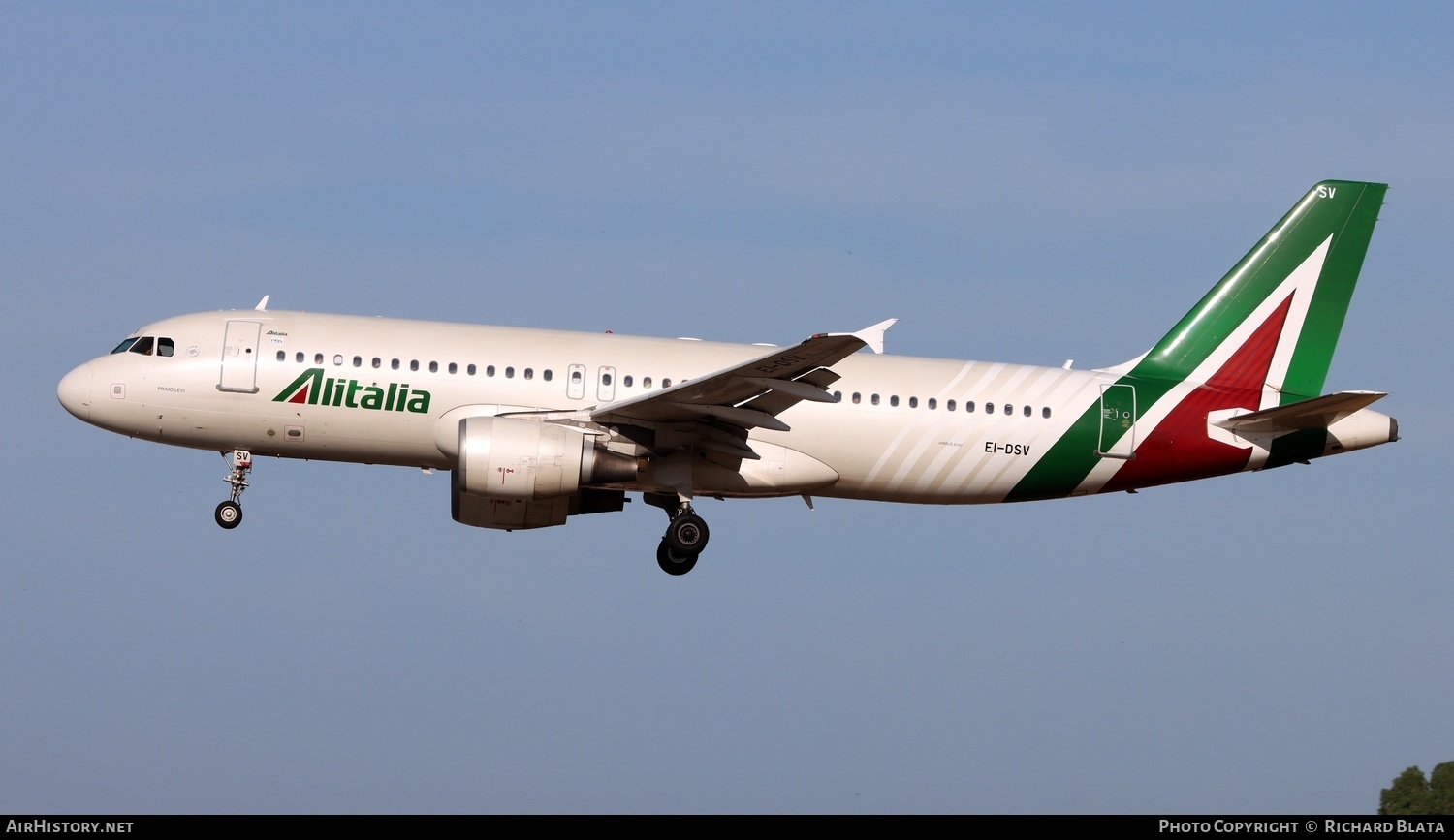 Aircraft Photo of EI-DSV | Airbus A320-216 | Alitalia | AirHistory.net #651716