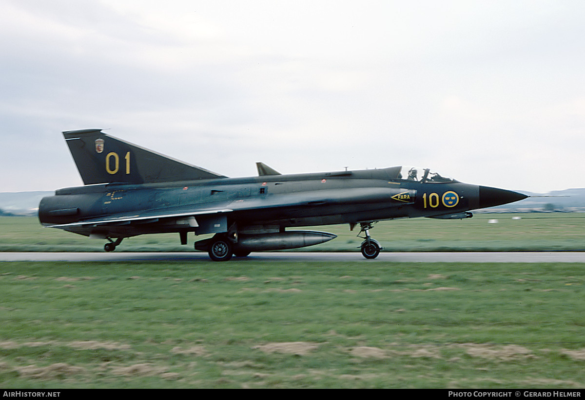 Aircraft Photo of 35535 | Saab J35F-1 Draken | Sweden - Air Force | AirHistory.net #651736