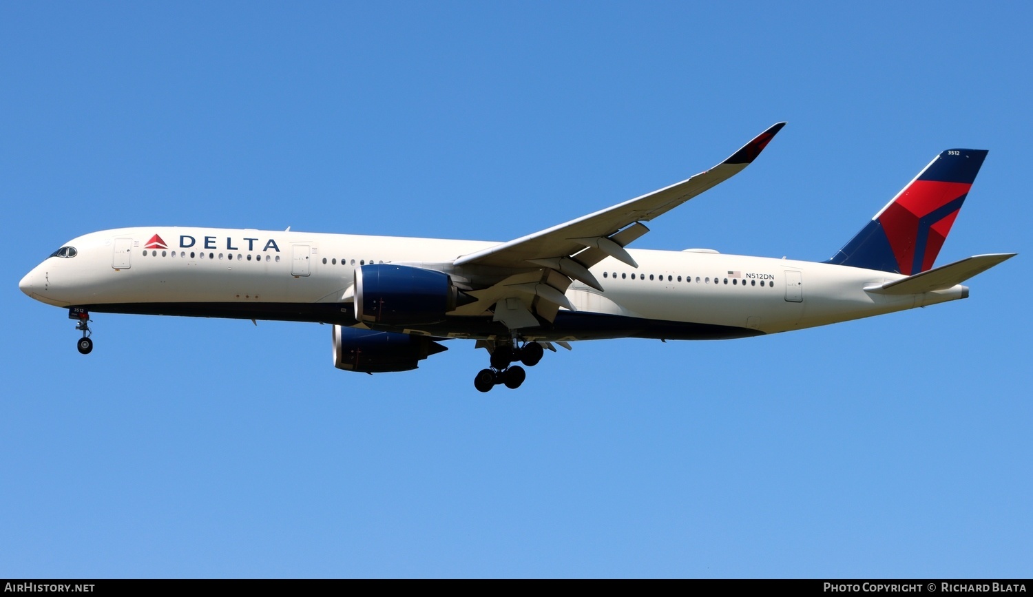 Aircraft Photo of N512DN | Airbus A350-941 | Delta Air Lines | AirHistory.net #651741