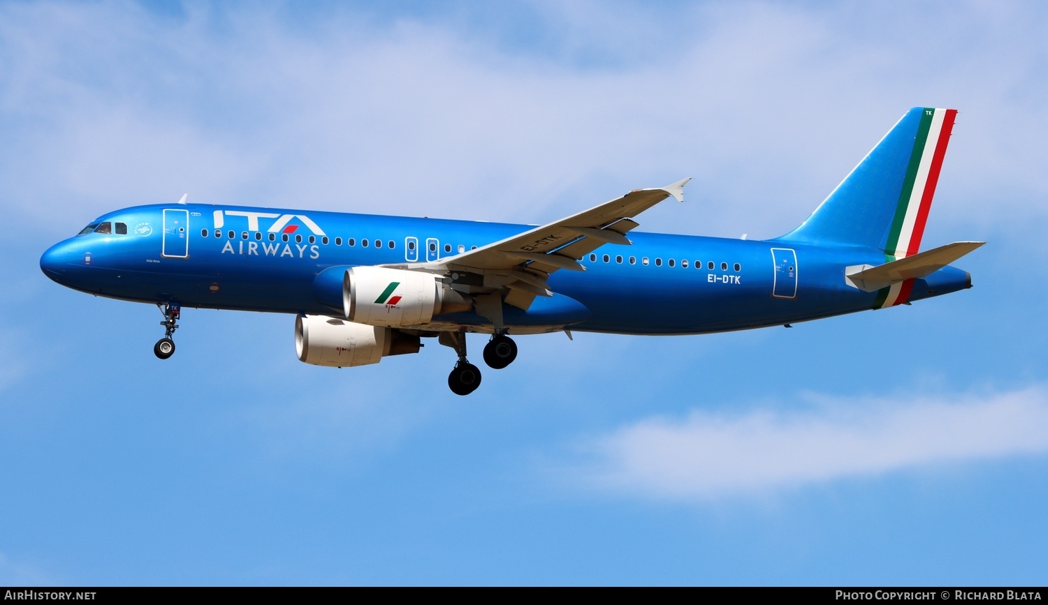 Aircraft Photo of EI-DTK | Airbus A320-216 | ITA Airways | AirHistory.net #651751