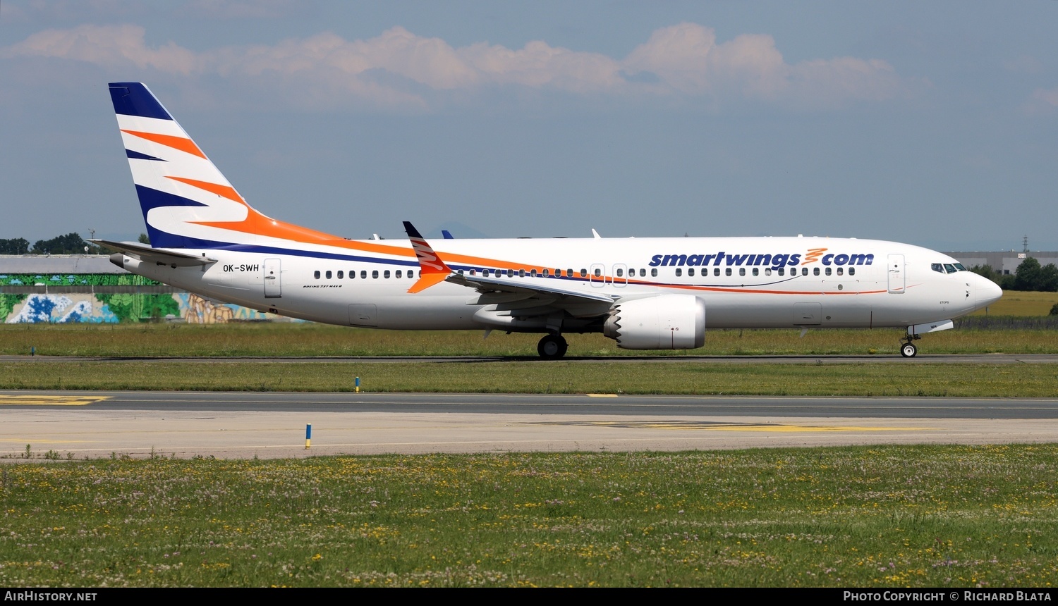 Aircraft Photo of OK-SWH | Boeing 737-8 Max 8 | Smartwings | AirHistory.net #651759