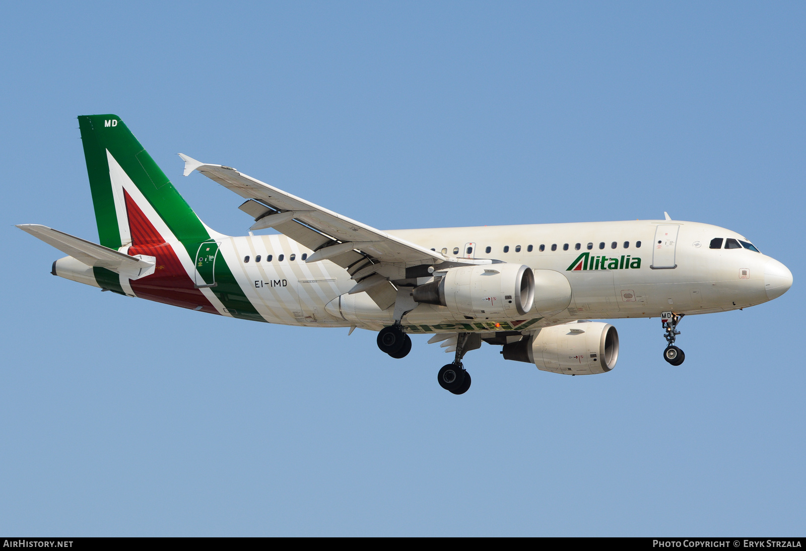 Aircraft Photo of EI-IMD | Airbus A319-112 | Alitalia | AirHistory.net #651762
