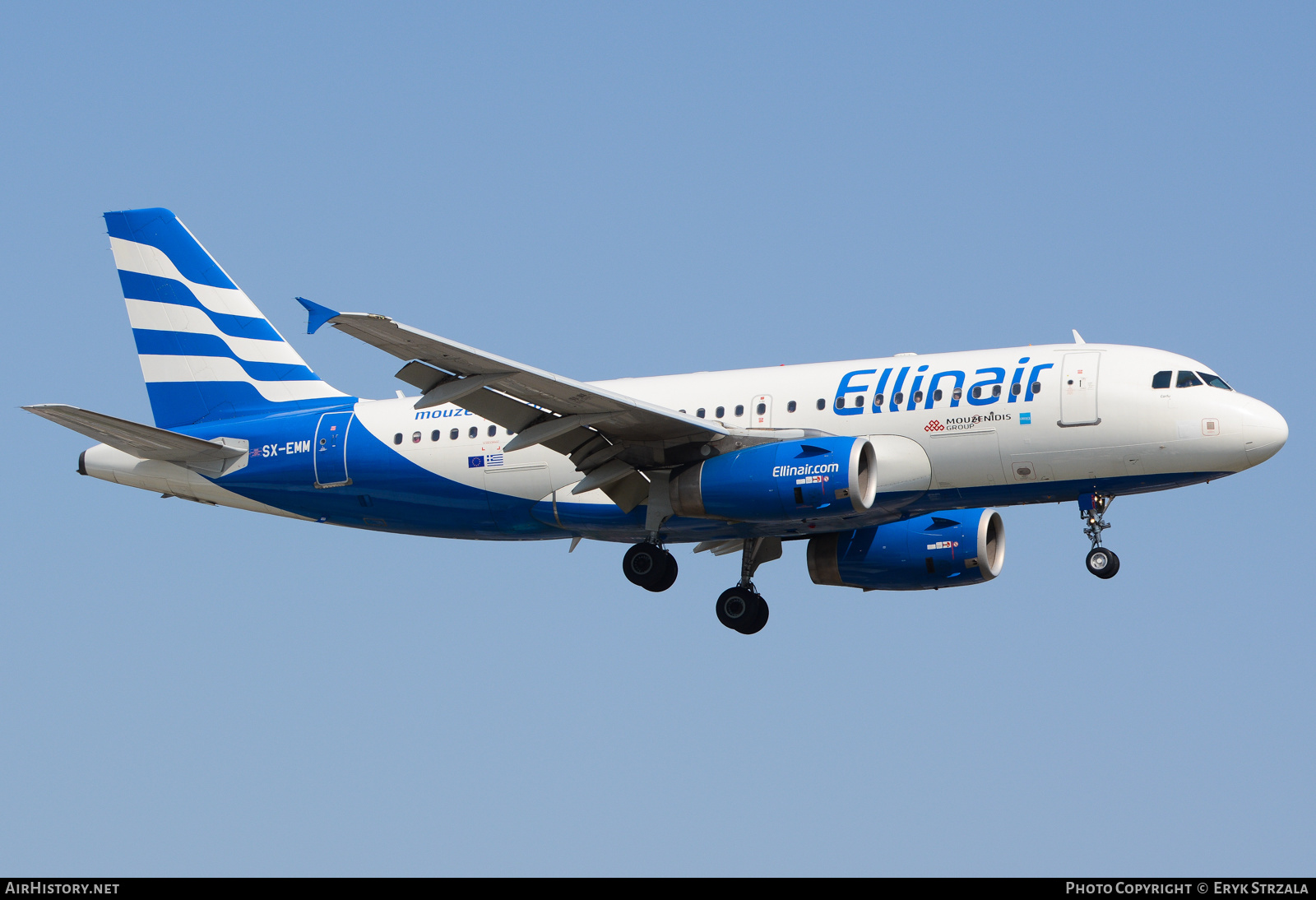 Aircraft Photo of SX-EMM | Airbus A319-132 | Ellinair | AirHistory.net #651763