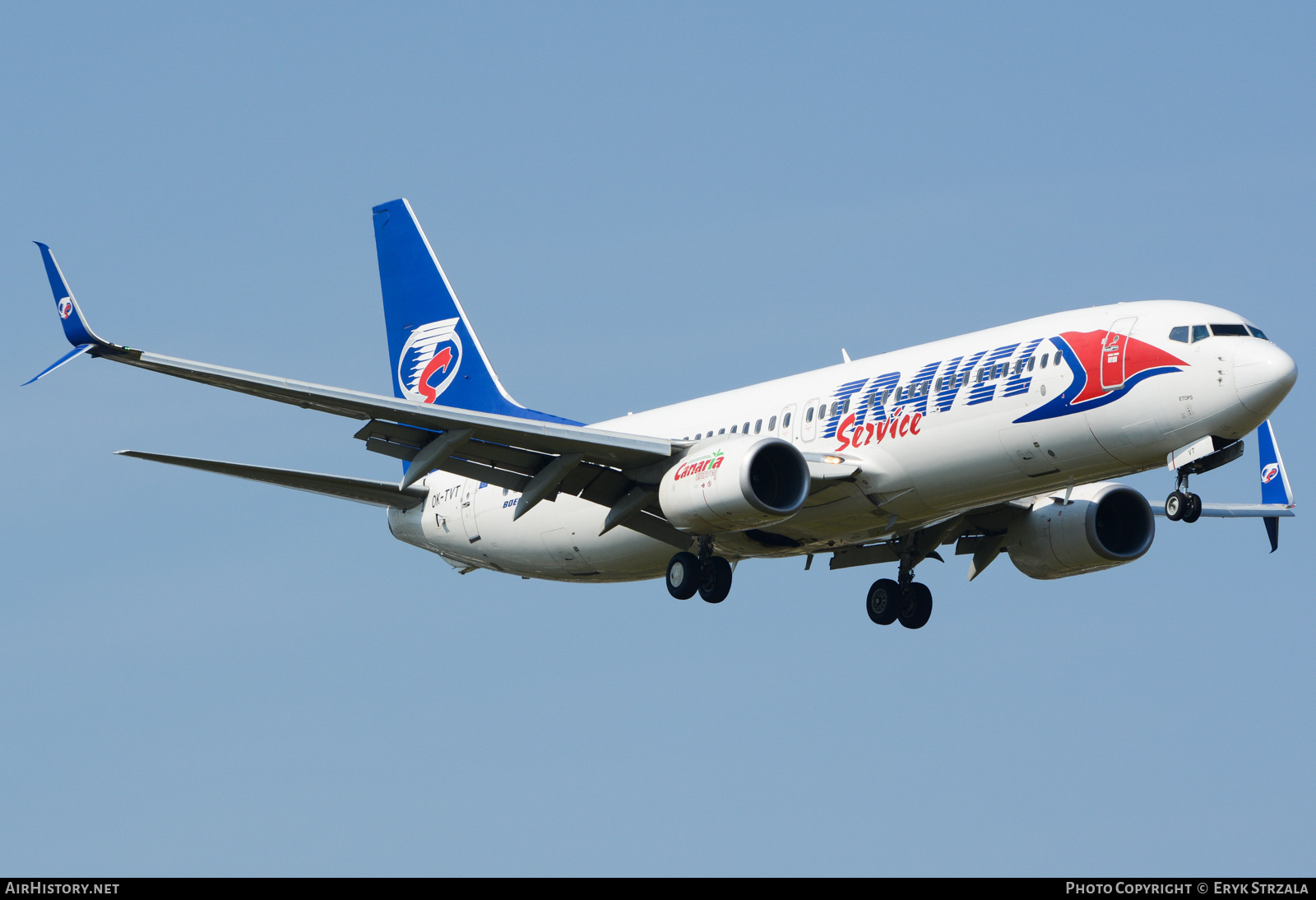 Aircraft Photo of OK-TVT | Boeing 737-86N | Travel Service | AirHistory.net #651767