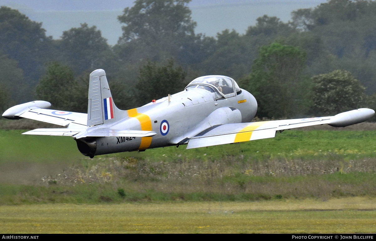 Aircraft Photo of G-BWDS / XM424 | Hunting P.84 Jet Provost T3A | UK - Air Force | AirHistory.net #651784