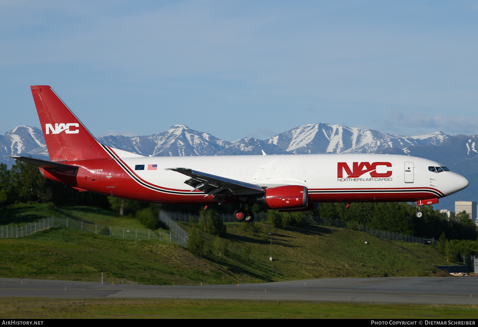 Aircraft Photo of N403YK | Boeing 737-436/SF | Northern Air Cargo - NAC | AirHistory.net #651834