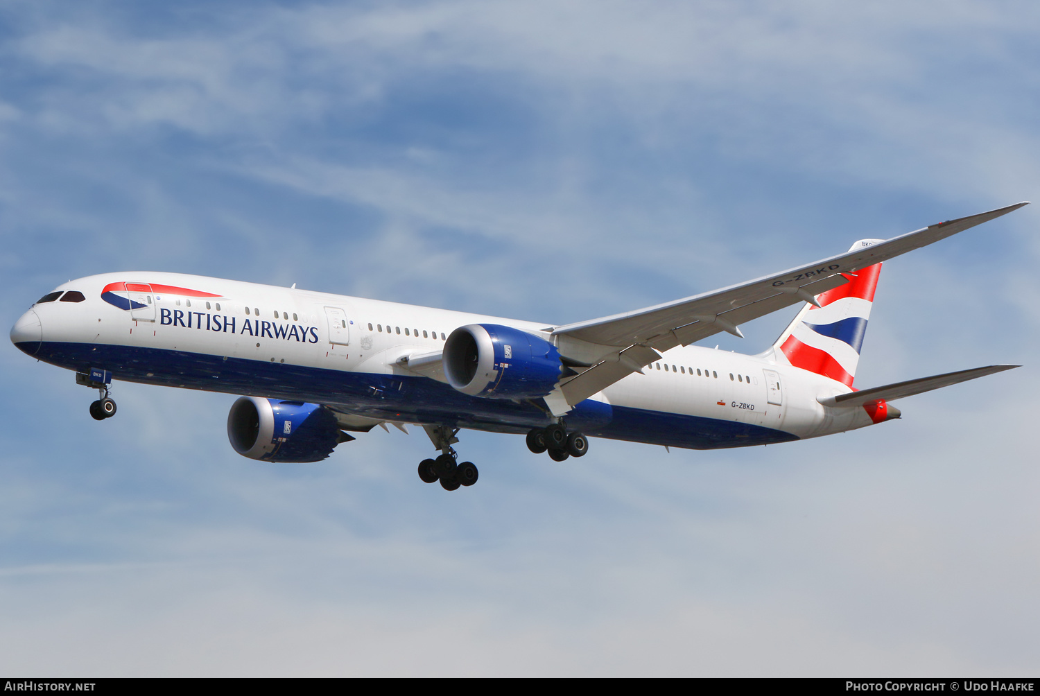 Aircraft Photo of G-ZBKD | Boeing 787-9 Dreamliner | British Airways | AirHistory.net #651849