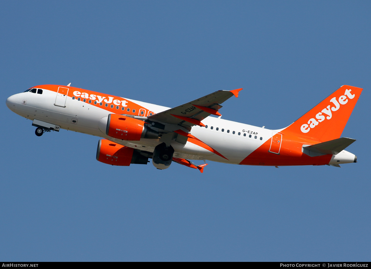 Aircraft Photo of G-EZAP | Airbus A319-111 | EasyJet | AirHistory.net #651870