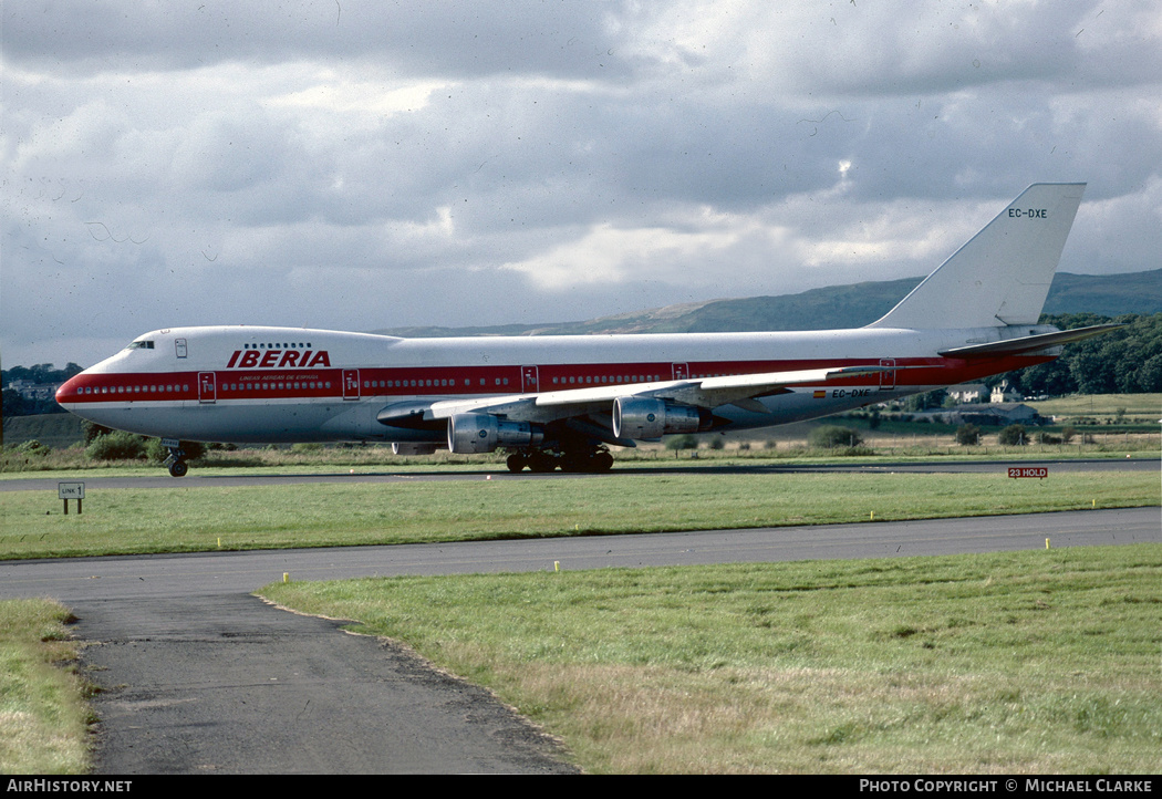 Aircraft Photo of EC-DXE | Boeing 747-133 | Iberia | AirHistory.net #651886