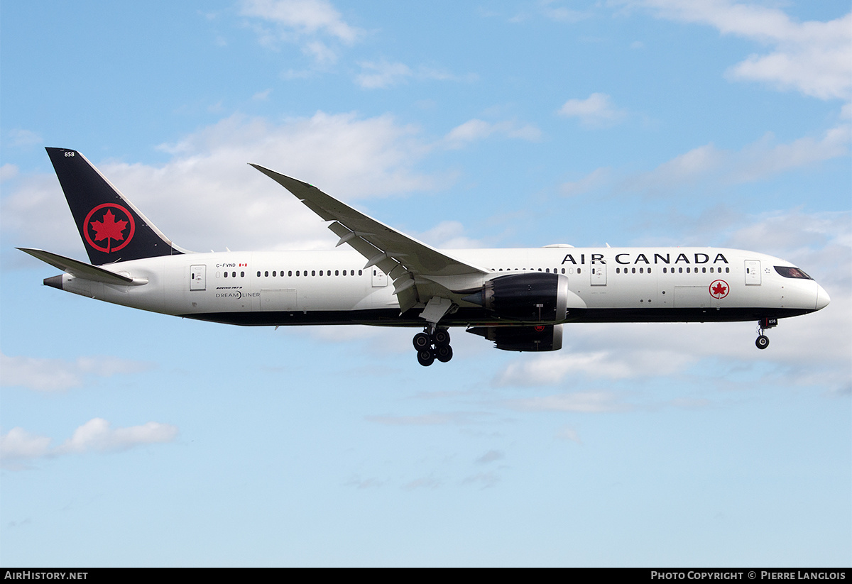 Aircraft Photo of C-FVND | Boeing 787-9 Dreamliner | Air Canada | AirHistory.net #651893