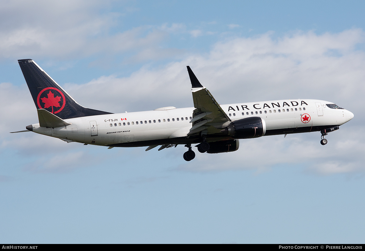Aircraft Photo of C-FSJH | Boeing 737-8 Max 8 | Air Canada | AirHistory.net #651895
