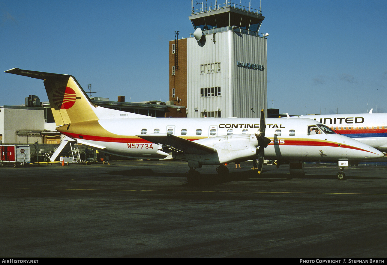 Aircraft Photo of N57734 | Embraer EMB-120RT Brasilia | Continental Express | AirHistory.net #651912
