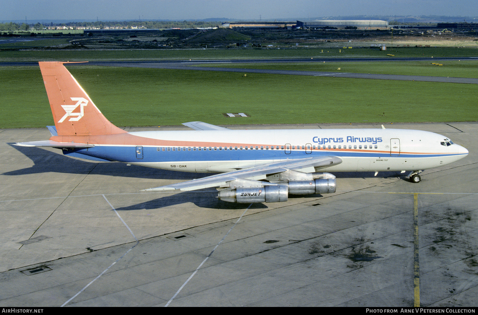 Aircraft Photo of 5B-DAK | Boeing 707-123B | Cyprus Airways | AirHistory.net #651914