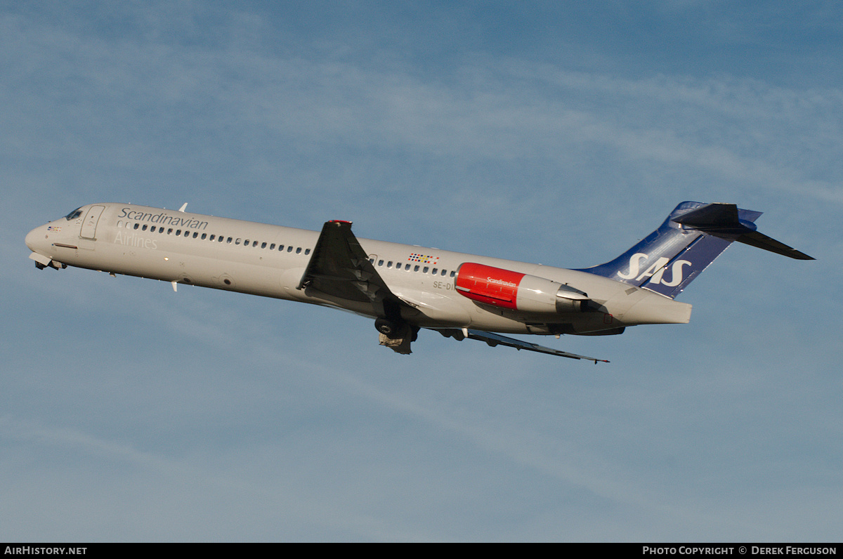 Aircraft Photo of SE-DIP | McDonnell Douglas MD-87 (DC-9-87) | Scandinavian Airlines - SAS | AirHistory.net #651916