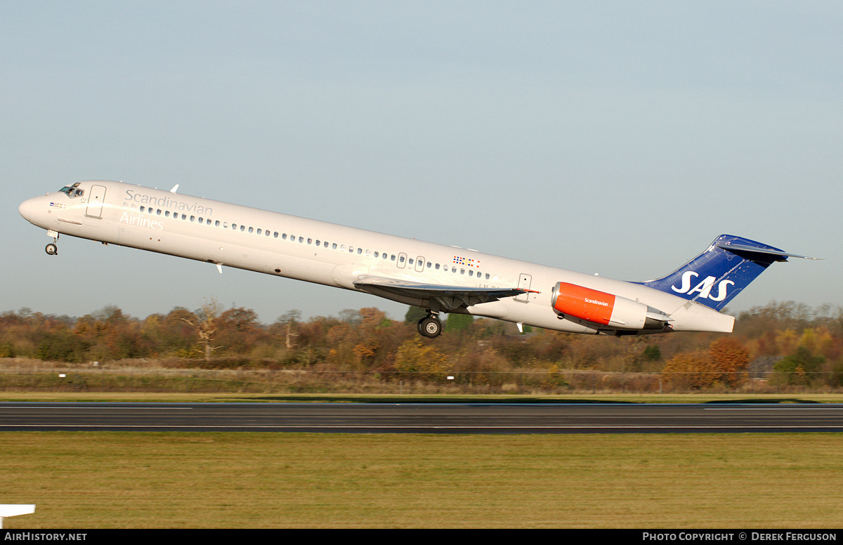 Aircraft Photo of LN-ROT | McDonnell Douglas MD-81 (DC-9-81) | Scandinavian Airlines - SAS | AirHistory.net #651932