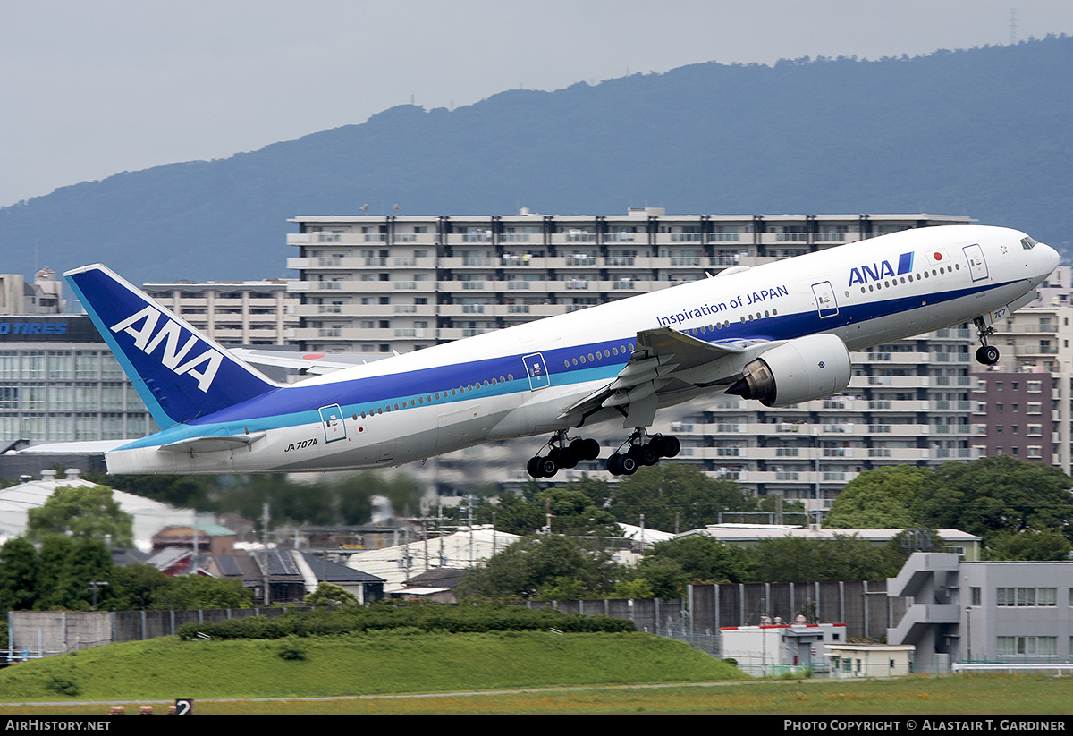 Aircraft Photo of JA707A | Boeing 777-281/ER | All Nippon Airways - ANA | AirHistory.net #651945