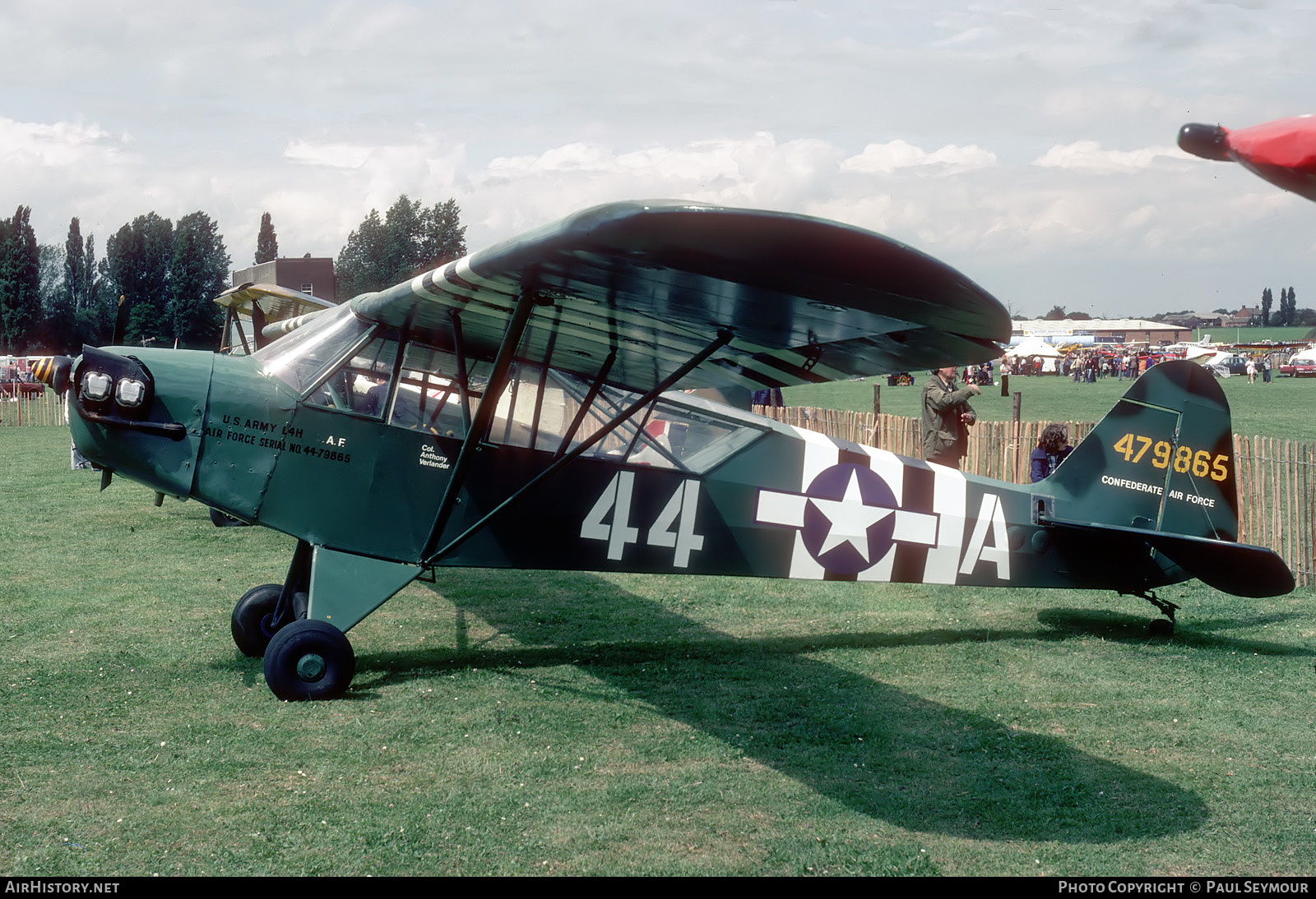Aircraft Photo of G-BHPK / 479865 | Piper J-3C-65 Cub | Confederate Air Force | USA - Air Force | AirHistory.net #651961