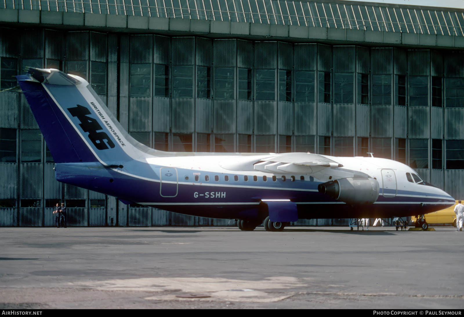 Aircraft Photo of G-SSHH | British Aerospace BAe-146-100 | British Aerospace | AirHistory.net #652006